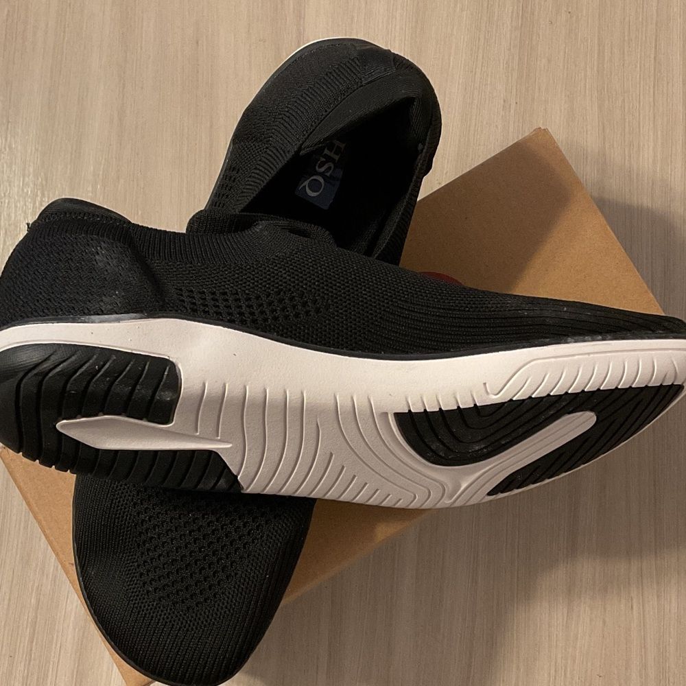 HSQ Black Slip-on casual sneakers - Picture 3 of 5